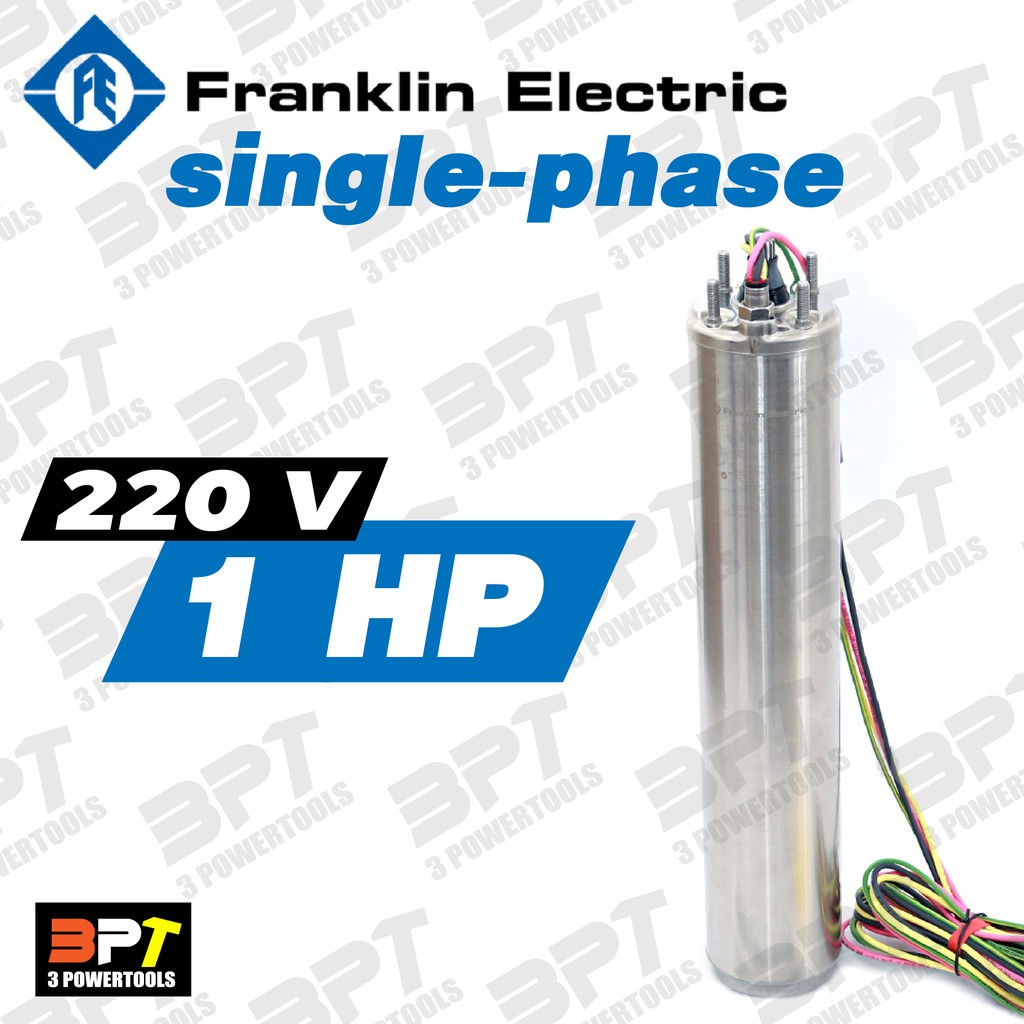 เฉพาะมอเตอร์-มอเตอร์ปั๊มซับเมอร์ส-franklin-1-hp-single-phase-220-v-แท้100-ส่งฟรี