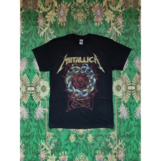 ผ้าฝ้าย 100%🎸METALLICA เสื้อวง Metallica สินค้านำเข้า ลิขสิทธิ์แท้ S-4XL