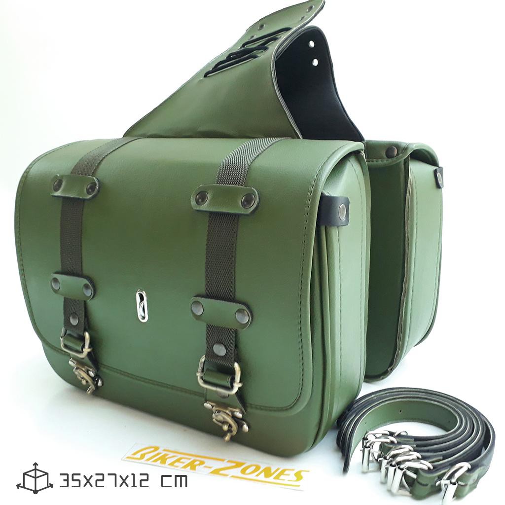กระเป๋าข้างสำหรับมอเตอร์ไซด์-saddle-bag-sb07-army