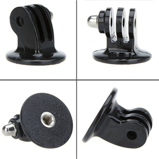 Black PC Tripod Mount อะแดปเตอร์ GoPro Hero 3 2 1 Sport Camera Accessory Quant