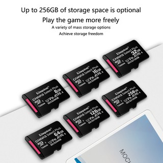 ภาพขนาดย่อของภาพหน้าปกสินค้าKington SD Card Micro sdcard Memory Card Class 10 100MB/s /16GB/32GB/64GB/128GB TF Card For CCTV Dashca จากร้าน zz1klhcjoh บน Shopee