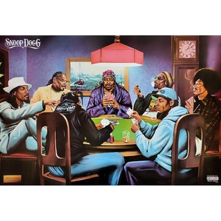 โปสเตอร์ Snoop Dogg สนูป ด็อกก์ แร็ปเปอร์ วง ดนตรี รูป ภาพ ติดผนัง สวยๆ poster 34.5 x 23.5 นิ้ว (88 x 60 ซม.โดยประมาณ)