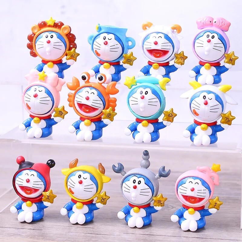 โมเดลโดเรม่อน-doraemon-1เซ็ท12แบบ-doraemonโดเรม่อน-งานดีสีสวย-โดเรม่อนของสะสม-สินค้าพร้อมจัดส่ง