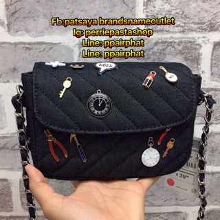 New Zara Jeans mini crossbody bag แท้💯outlet พร้อมส่งค่ะ กระเป๋าสะพายข้างวัสดุผ้ายีนส์