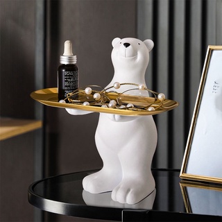 ห้องนั่งเล่นนอร์ดิกตู้วางทีวีตกแต่งสร้างสรรค์หมีขั้วโลกห้องนั่งเล่นโต๊ะรับประทานอาหารตกแต่งบ้าน