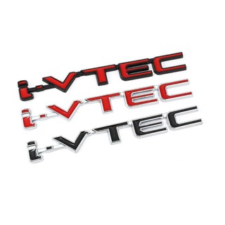 สินค้า โลโก้ ไอวีเท็ค ติดท้าย ฮอนด้า งานโลหะ แต่ง i-VTEC Logo Metal Emblem ้honda jazz city fit briCivic Accord Odyssey CRV SUV