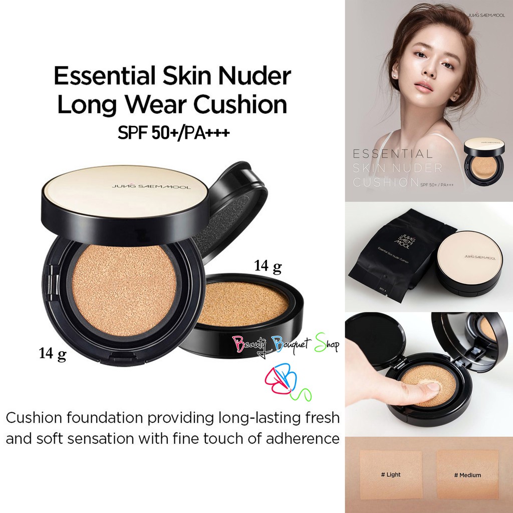 (ตลับจริง+รีฟิล) Jung Saem Mool Essential Skin Nuder Long Wear Cushion