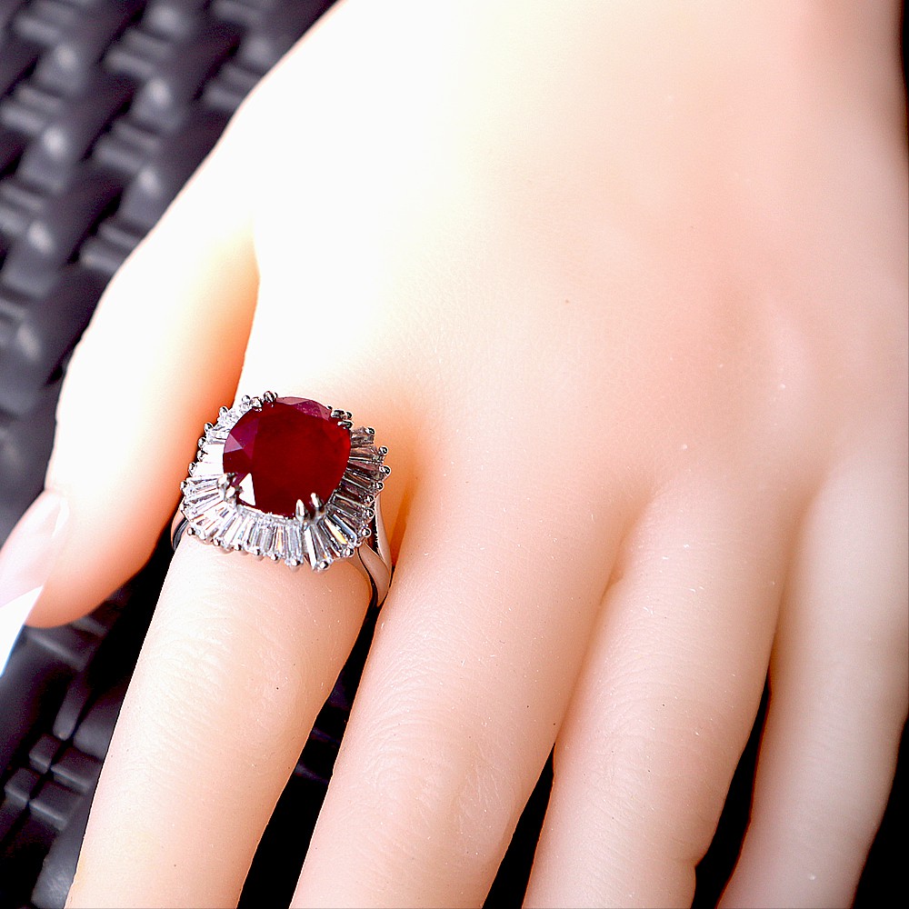 แหวนทับทิมแท้-เงิน-92-5-ชุบโรเดียม-ring-ruby-silver-92-5-rhodium-plating