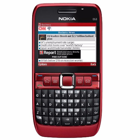 โทรศัพท์มือถือโนเกียปุ่มกด-nokia-e63-สีแดง-3g-4g-รุ่นใหม่-2020