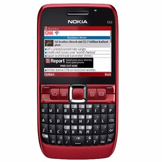 โทรศัพท์มือถือโนเกียปุ่มกด NOKIA  E63 (สีแดง) 3G/4G รุ่นใหม่ 2020