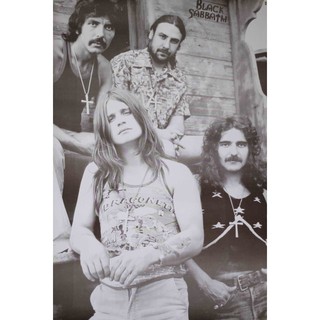 โปสเตอร์ Black Sabbath แบล็กแซ็บบาธ โปสเตอร์วงดนตรี ภาพวงดนตรี โปสเตอร์ติดผนัง โปสเตอร์สวยๆ poster