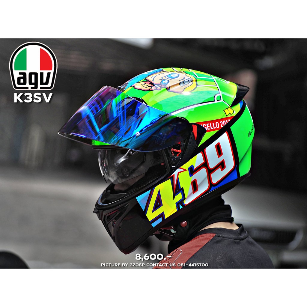 หมวกกันน็อค AGV K3SV 2021 [ส่งฟรี!!!] | Shopee Thailand