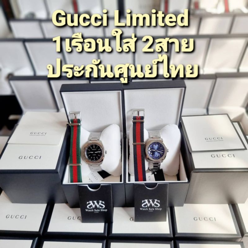 ภาพหน้าปกสินค้านาฬิกา GUCCI แท้ รับประกันศูนย์ไทย จากร้าน watch_sale_shop บน Shopee