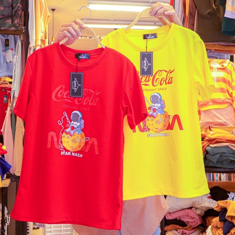 เสื้อยืดnaza-amp-coca-เก๋ๆๆ-ผ้าโปโล