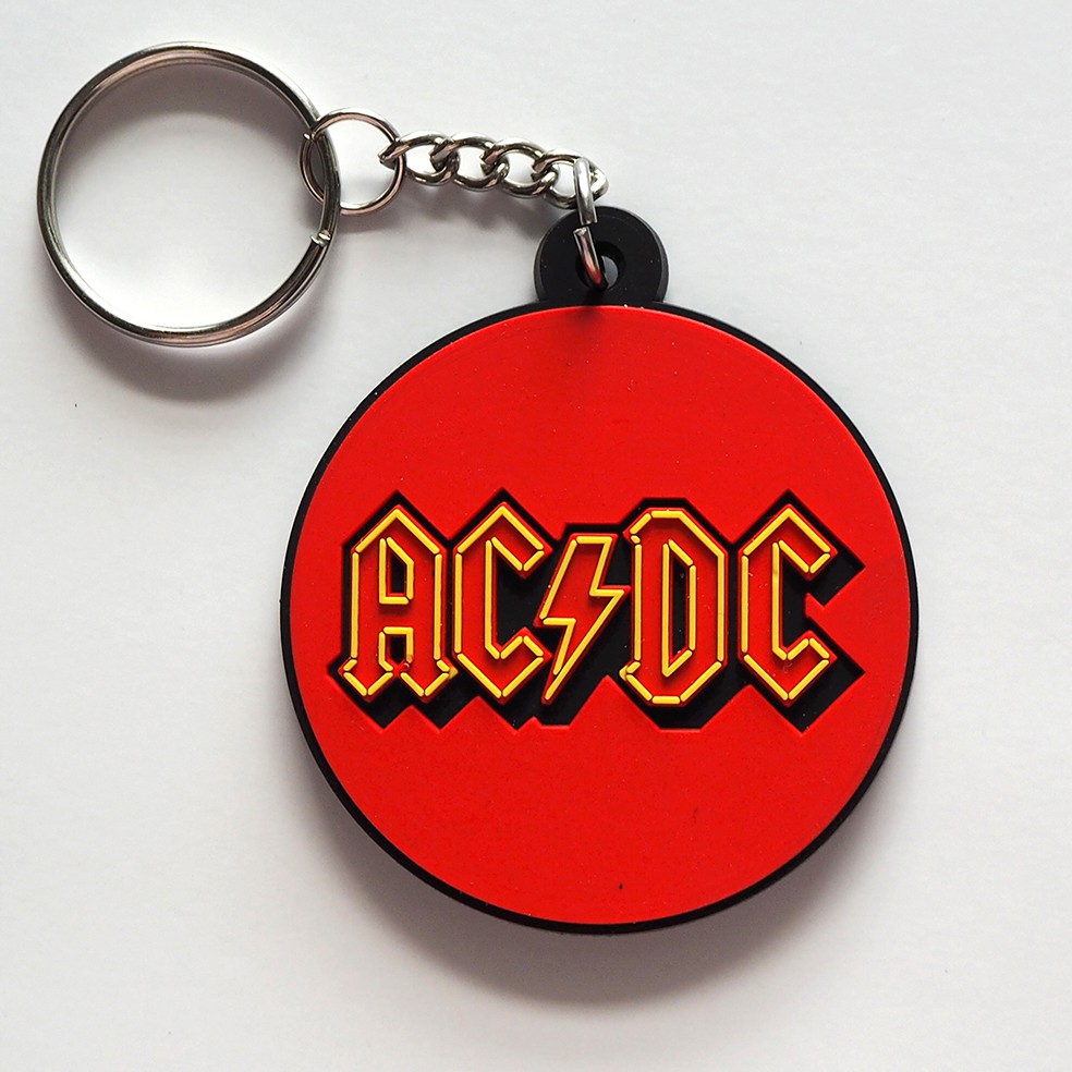 พวงกุญแจยาง-acdc-เอซีดีซี-rock-ร๊อค