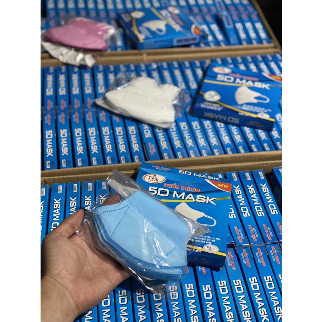หน้ากากอนามัย-5d-famaproสีฟ้า-ผู้ใหญ่-บรรจุ-1ช่อง-10ชิ้น-สินค้ามีพร้อมส่งทุกวัน