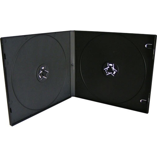 ภาพหน้าปกสินค้ากล่องใส่แผ่น CD ชนิด PP สีดำ บรรจุ 2 แผ่น (แพค 20 กล่อง)
