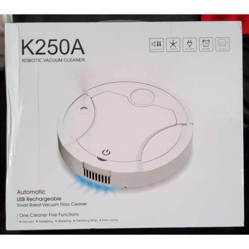 เครื่องดูดฝุ่น อัตโนมัติ K250A Robotic vacuum Cleaner Shopee Thailand