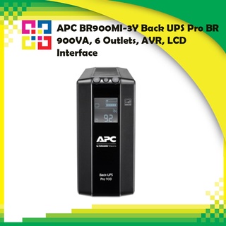 APC BR900MI-3Y Back UPS Pro BR 900VA/540W 6 Outlets, AVR, LCD Interface