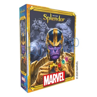 Splendor Marvel Board game เหรียญพลาสติก (ภาษาอังกฤษ) - บอร์ดเกม เกมค้าเพชร