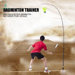 ราคาBadminton Trainer Rebound Exercise Training Auxiliary Equipment Portable Badminton Trainer SW♥