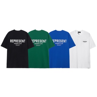 ღღพร้อมส่งღღเสื้อยืดคอกลม แขนสั้น พิมพ์ลายตัวอักษร ทรงหลวม ขนาดใหญ่