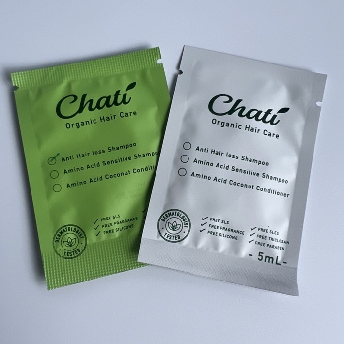 chati-แชมพูลดผมร่วง-ลดรังแค-ซองพกพา-5-ml