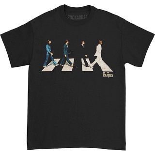 New Beatles Mens Golden Slumbers T-Shirt Black เสื้อยืดลำลองผู้ชาย,Mens