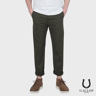 สินค้า GALLOP : CHINO PANTS  กางเกงขายาว (ผ้าชิโน) รุ่น GL9007 / 2 สีวินเทจ