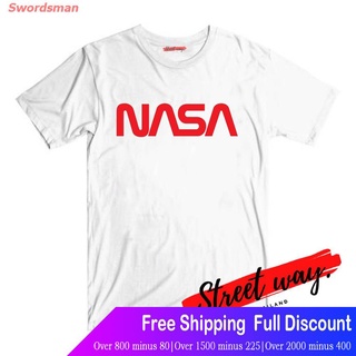 ผ้าฝ้าย 100% เสื้อยืดผู้ชายและผู้หญิง Street Way เสื้อยืดลาย แนวสตรีท รุ่น NASA [ST-0022] Sports T-shirtS-3XL