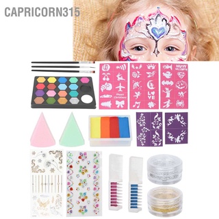 Capricorn315 พาเลตต์สีน้ํามัน 19 สี ปลอดสารพิษ สําหรับแต่งคอสเพลย์ ปาร์ตี้ฮาโลวีน Sfx