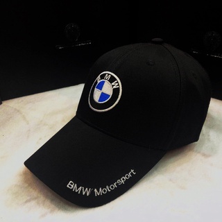 สินค้า หมวกแก๊ป หมวกแก๊ปแฟชั่น BMW ราคาถูก ผ้าใยสังเคราะห์ ดำ ขาว น้ำเงิน แดง AA17