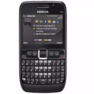 โทรศัพท์มือถือโนเกียปุ่มกด NOKIA  E63 (สีดำ)  3G/4G รุ่นใหม่2020
