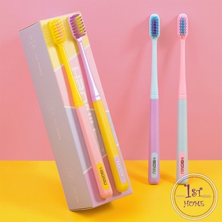 สีพาสเทล สไตล์ญี่ปุ่น สวย น่ารัก น่าใช้  พร้อมส่ง ราคาต่อ ชิ้น แปรงสีฟัน  Ice cream toothbrush