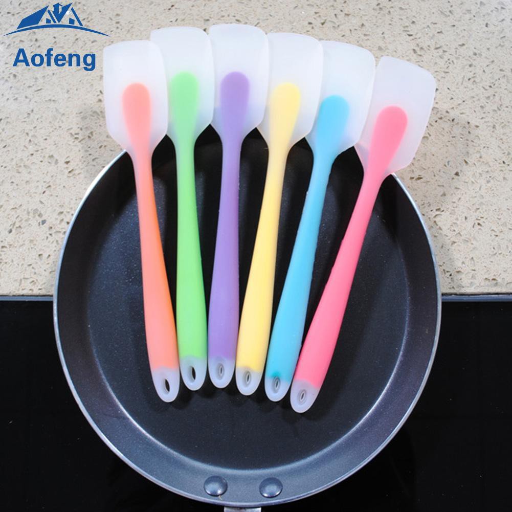 aofeng-colorful-silicone-pastry-spatula-translucent-cake-cream-butter-scraper