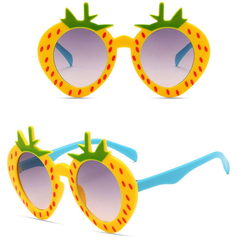 bluevelvet-สตรอเบอร์รี่-แว่นตากันแดด-แฟชั่นน่ารัก-การ์ตูนเด็กผู้ชาย-ชายหาด-แว่นตาป้องกัน-แว่นตาเด็ก-แว่นตา