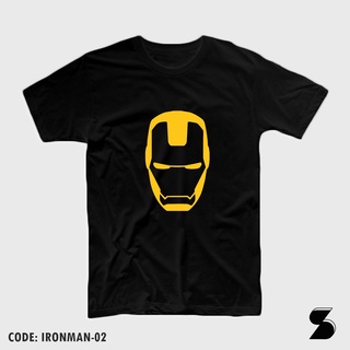 MARVEL AVENGERS - ไอรอนแมน TONY STARK เสื้อเชิ้ตแขนสั้นสําหรับผู้ชาย B*Q