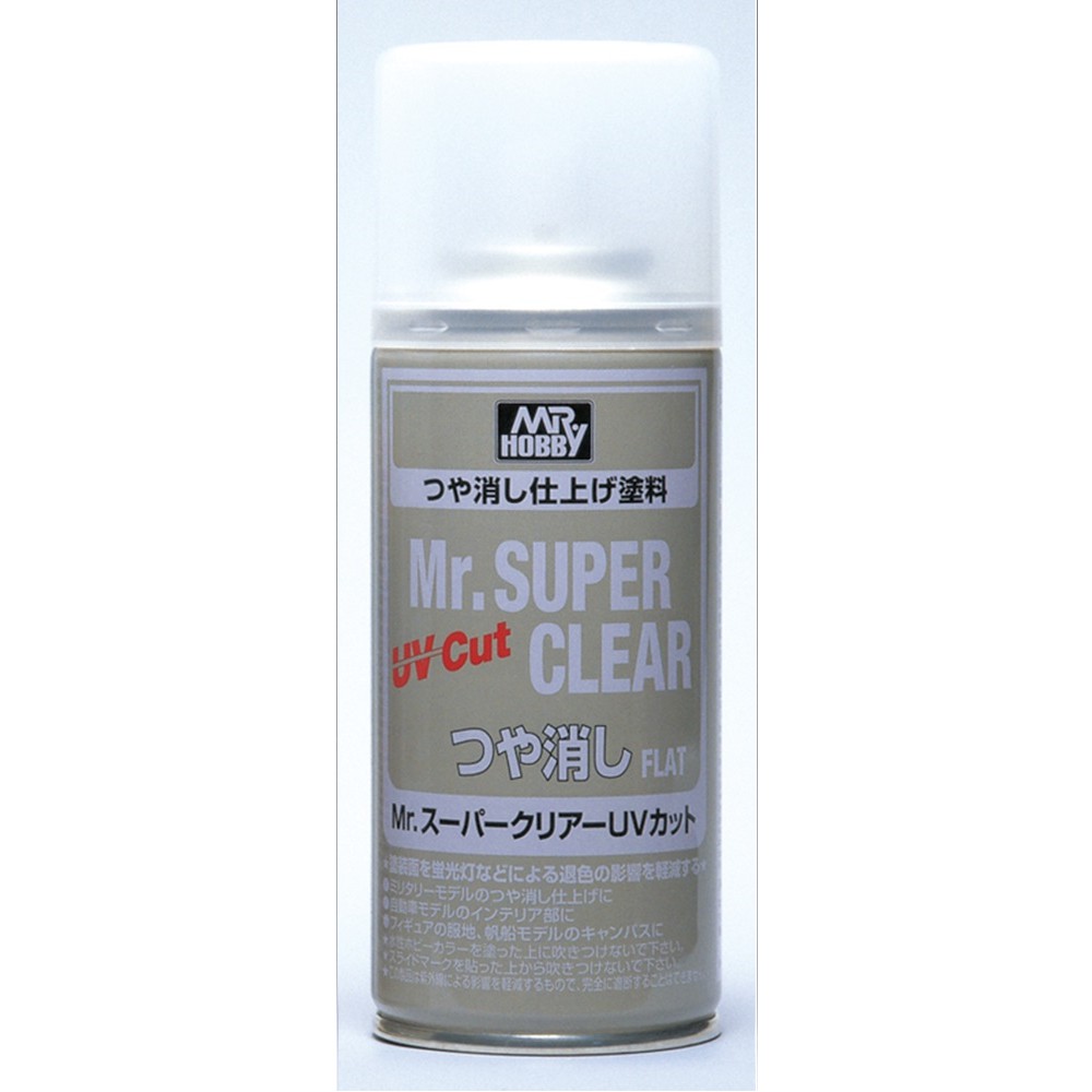 B-523 Mr. Super Clear UV Cut Flat Spray