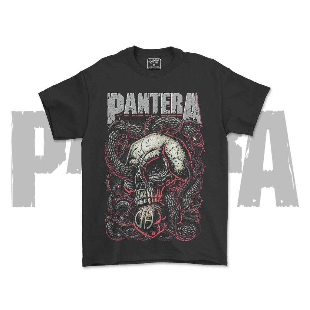 คอลูกเรือเสื้อยืดคอกลมเสื้อเชิ้ต-ลายวง-pantera-สีดํา-สําหรับผู้ชาย-และผู้หญิง-v3ผ้าฝ้ายแท้