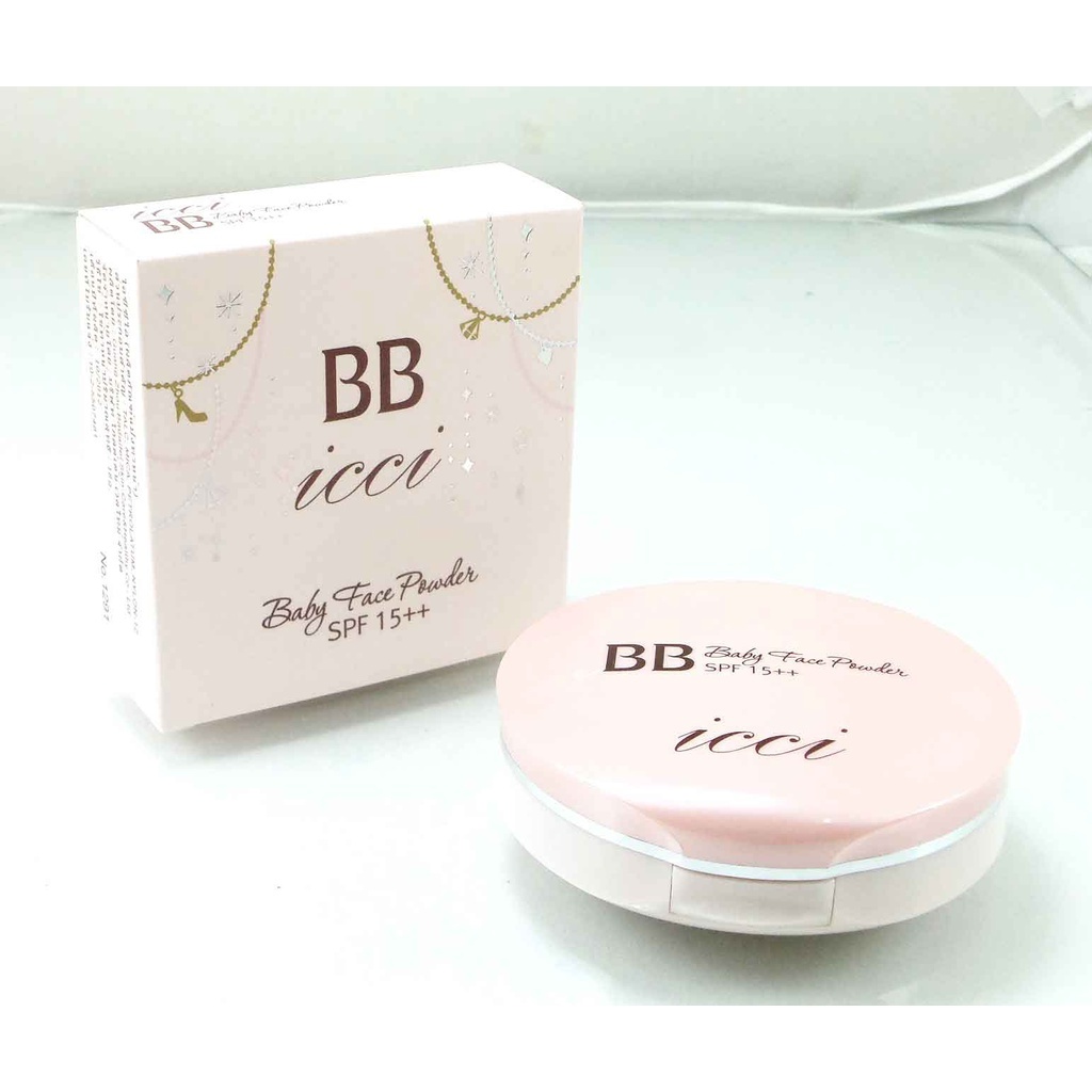 แป้ง-bb-icci-baby-face-powder-spf15-แป้งนำเข้าจากเกาหลี-icci-หน้าเนียน-ใส-ผ่อง-เด้ง