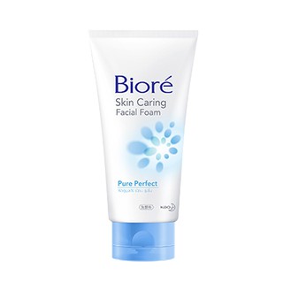 Biore Skin Caring Pure Perfect Facial Foam บิโอเร สกิน แคร์ริ่ง เพียว เพอร์เฟกต์ เฟเชี่ยล โฟมล้างหน้า 100 กรัม