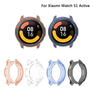 เคสชุบสำหรับ Xiaomi Watch S1 Active Smartwatch อุปกรณ์เสริมกรอบกันชนสำหรับ Xiaomi Mi Watch S1 Active