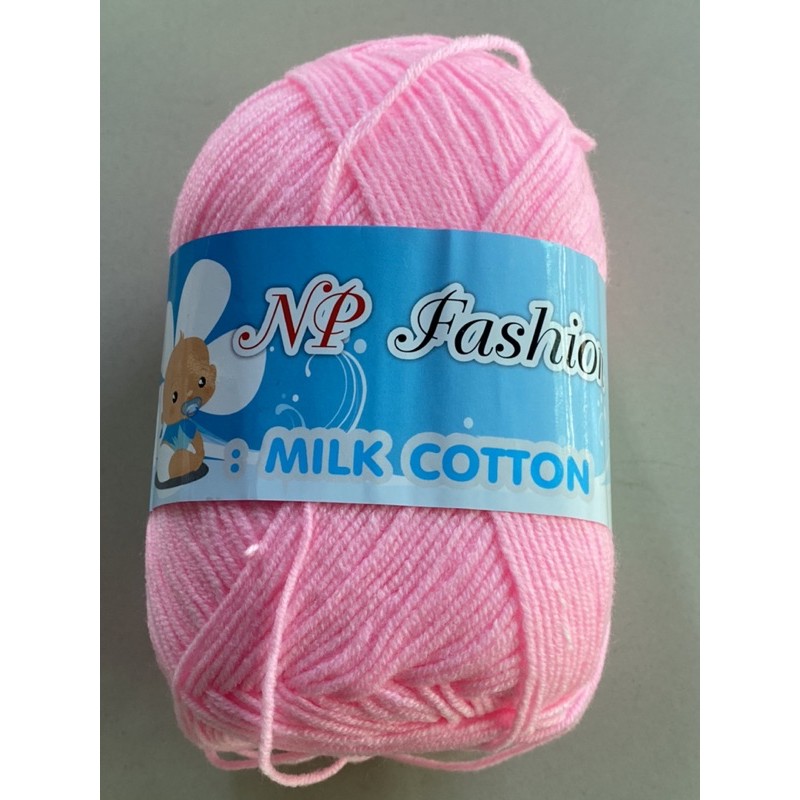 ไหมพรมcotton-milk-np-น้ำหนัก-100-กรัม