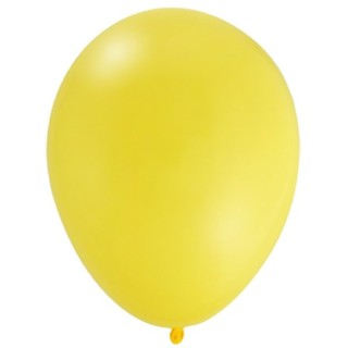 BK Balloon ลูกโป่งกลม ขนาด 10 นิ้ว จำนวน 100 ลูก (สีเหลือง)