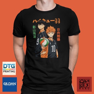 Tee เสื้อขาว tshirt สําหรับผู้ชาย◕A.Haikyuu210P Haikyuu อะนิเมะ DTG พิมพ์เสื้อยืดกราฟิกสําหรับ M yA(