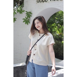 🌈เสื้อฟอกสโตน สไตล์มินิมอลฟรีไซส์อกได้ถึง42"สวยมากกระดุมผ่าหน้ามีกระเป๋าน่ารักมากๆใส่วันสบายๆ ใส่ได้ทุกฤดู