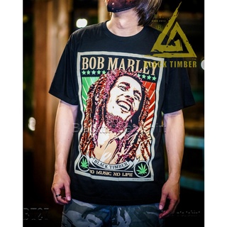 เสื้อยืดวินเทจBt27 เสื้อยืดผ้าฝ้าย แขนสั้น พิมพ์ลาย BOB MARLEY NO MUSIC NO LIFE JAMAICAN REGGAE KING LIMITED VINTAGE สํา