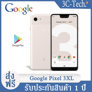 Google Pixel 3XL GSM 4G Android โทรศัพท์มือถือ6.3 12.2MP &amp; Dual 8MP Octa Core Snapdragon 845 4GB 128GB NFC