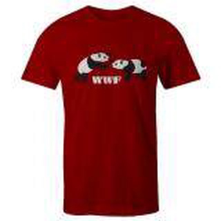 เสื้อยืด WWF Pandas (สีแดง)