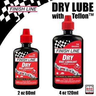 สินค้า Finish Line DRY Lube with Teflon™ น้ำมันหล่อลื่นโซ่ประสิทธิภาพสูง ผสมของสารหล่อลื่น Teflon™